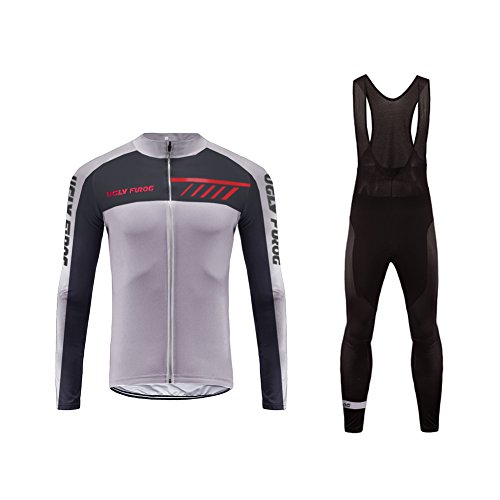 Uglyfrog Maillot Ciclismo Bodies 2018 Primavera Nuevo Hombre Cycling Jersey + Pantalones Largas Cómodo Transpirable de Ciclismo Ropa para Deportes al Aire Libre Ciclo Bici MZ11 Uglyfrog Maillot Ciclismo Bodies 2018 Primavera Nuevo Hombre Cycling Jersey + Pantalones Largas Cómodo Transpirable de Ciclismo Ropa para Deportes al Aire Libre Ciclo Bici MZ11