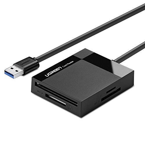 UGREEN USB 3.0 Lector de Tarjetas Lector SD Compact Flash Card Rearder Múltiple 4 en 1 Velocidad hasta 5 Gbps para Tarjetas de Memoria SD/ Micro SD/ TF/ SDXC/ SDHC/ MMC/ CFI/Ultra II CF/Extreme CF/MS UGREEN USB 3.0 Lector de Tarjetas Lector SD Compact Flash Card Rearder Múltiple 4 en 1 Velocidad hasta 5 Gbps para Tarjetas de Memoria SD/ Micro SD/ TF/ SDXC/ SDHC/ MMC/ CFI/Ultra II CF/Extreme CF/MS