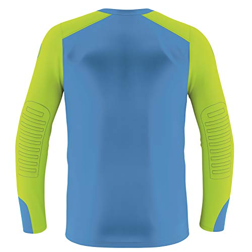 uhlsport Camiseta de Portero Unisex para niños de la Torre, Unisex niños, 100561208, Radar Azul/Amarillo Fluorescente, 164 uhlsport Camiseta de Portero Unisex para niños de la Torre, Unisex niños, 100561208, Radar Azul/Amarillo Fluorescente, 164