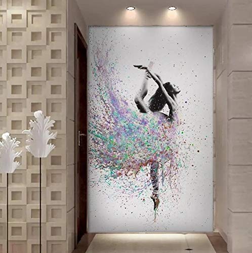 UIOLK La Pose de Ballet Moderna, Simple y Elegante es un Cartel de impresión de Mural de niña de Ballet Impreso de Alta definición decoración de Sala