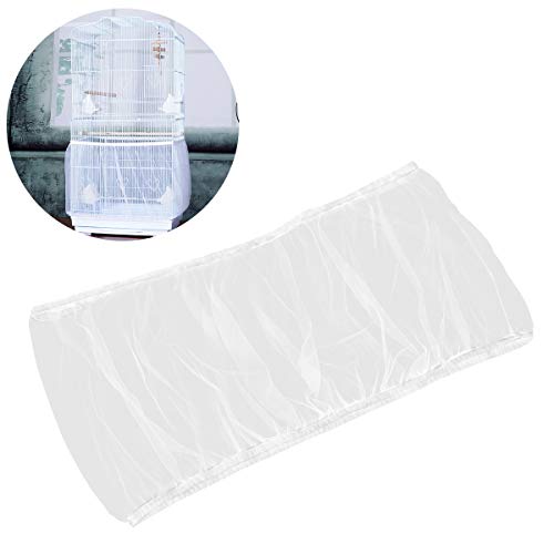 UKCOCO Jaula Protectora Guard Jaulas Accesorios pájaro Malla de Semillas Evita Que el alpiste caiga al Suelo (Blanco) UKCOCO Jaula Protectora Guard Jaulas Accesorios pájaro Malla de Semillas Evita Que el alpiste caiga al Suelo (Blanco)