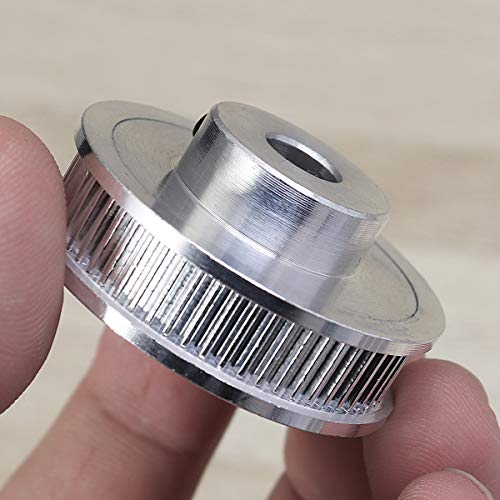 UKCOCO Rueda síncrona de la rueda GT2 60 de la aleación de aluminio de la rueda dentada de la correa dentada del diámetro interior 8m m para la impresora 3D UKCOCO Rueda síncrona de la rueda GT2 60 de la aleación de aluminio de la rueda dentada de la correa dentada del diámetro interior 8m m para la impresora 3D