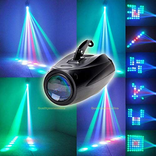 UKing Etapa Lámpara RGBW 64 Led Proyector de Imagen Pequeña Luces del Dirigible Control de Voz Efecto de Iluminación para Fiesta de Aniversario Disco DJ UKing Etapa Lámpara RGBW 64 Led Proyector de Imagen Pequeña Luces del Dirigible Control de Voz Efecto de Iluminación para Fiesta de Aniversario Disco DJ