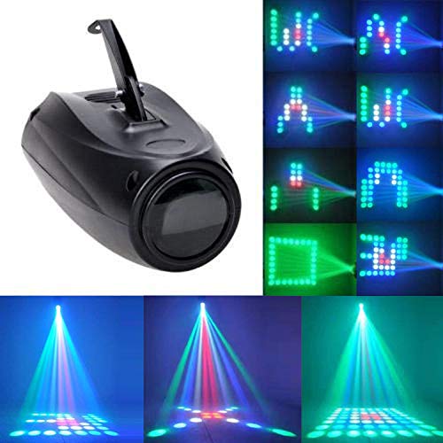 UKing Etapa Lámpara RGBW 64 Led Proyector de Imagen Pequeña Luces del Dirigible Control de Voz Efecto de Iluminación para Fiesta de Aniversario Disco DJ