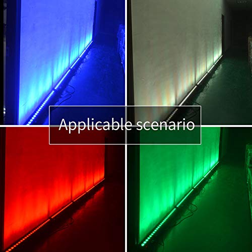 UKing LED Wall Wash Luz de la Etapa 24 x 3W RGB LED Luces Escenario DMX 512 con Control Remoto Iluminación Estroboscópica para DJ Discoteca Focos Escenarios