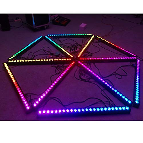 UKing LED Wall Wash Luz de la Etapa 24 x 3W RGB LED Luces Escenario DMX 512 con Control Remoto Iluminación Estroboscópica para DJ Discoteca Focos Escenarios UKing LED Wall Wash Luz de la Etapa 24 x 3W RGB LED Luces Escenario DMX 512 con Control Remoto Iluminación Estroboscópica para DJ Discoteca Focos Escenarios