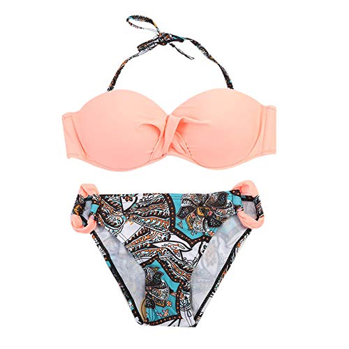 UKKD Bikini Mujeres Débiles Estado del Traje del Vestido Atractivo del Traje De Baño De Tamaño Bikini Pectorales Banco,Vs,S