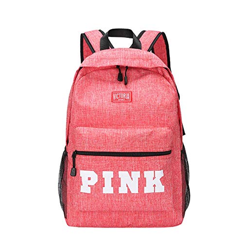 UKKD Bolsa para la Escuela Remiendo De Los Bolsos De Marca Rosa Rosa Portátil Mochila Mochila Escolar Mochila Impermeable Femenina para Adolescentes,Rosado UKKD Bolsa para la Escuela Remiendo De Los Bolsos De Marca Rosa Rosa Portátil Mochila Mochila Escolar Mochila Impermeable Femenina para Adolescentes,Rosado