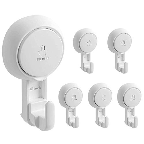 Ulinek 6 Piezas Ganchos Ventosa Super Fuerte para Pared BaƱo Cocina, Colgador Ventosa MAX 5KG Toallero Perchero Ganchos para Colgar Llaves Abrigos Ropa Bolsos Ducha, Transparente Ulinek 6 Piezas Ganchos Ventosa Super Fuerte para Pared BaƱo Cocina, Colgador Ventosa MAX 5KG Toallero Perchero Ganchos para Colgar Llaves Abrigos Ropa Bolsos Ducha, Transparente