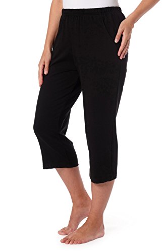 Ulla Popken 7/8- Hose, Pantalones Mujer, Negro (Schwarz 10), W54/56