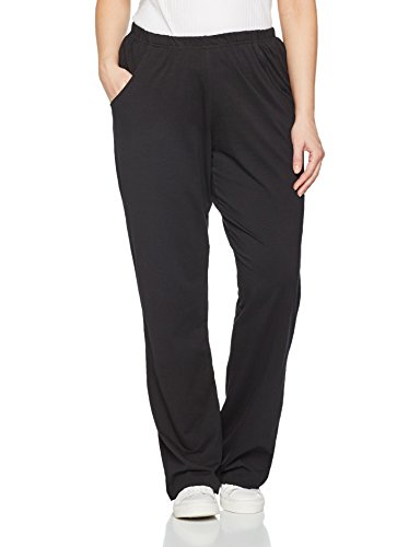 Ulla Popken Hose, Bootcut_64083110 Pantaln, Negro (Schwarz 10), 52-54 para Mujer