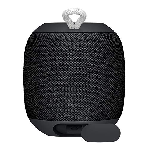 Ultimate Ears Wonderboom Altavoz Portátil Inalámbrico Bluetooth, Sonido Envolvente de 360°, Impermeable, Conexión de 2 Altavoces para Sonido Potente, Batería de 10 h, color Negro