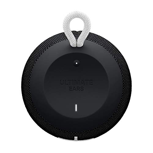 Ultimate Ears Wonderboom Altavoz Portátil Inalámbrico Bluetooth, Sonido Envolvente de 360°, Impermeable, Conexión de 2 Altavoces para Sonido Potente, Batería de 10 h, color Negro