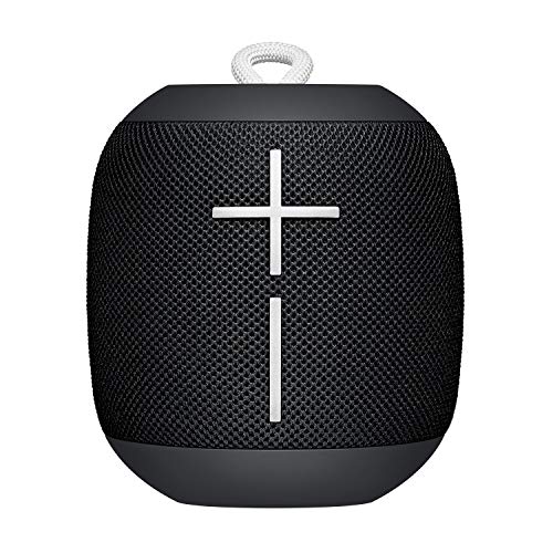 Ultimate Ears Wonderboom Altavoz Portátil Inalámbrico Bluetooth, Sonido Envolvente de 360°, Impermeable, Conexión de 2 Altavoces para Sonido Potente, Batería de 10 h, color Negro