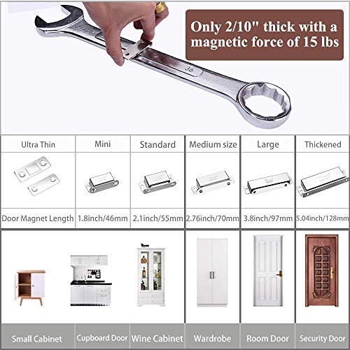 Ultra Delgado Iman Puerta Armario Jiayi 4 Piezas Tarea Pesada Magnetico Pestillo Fuerte Metal Imán Cierre Para Cocina Alacena Puerta Cerraduras Cajón Clausura Guardarropa Clausura Ultra Delgado Iman Puerta Armario Jiayi 4 Piezas Tarea Pesada Magnetico Pestillo Fuerte Metal Imán Cierre Para Cocina Alacena Puerta Cerraduras Cajón Clausura Guardarropa Clausura