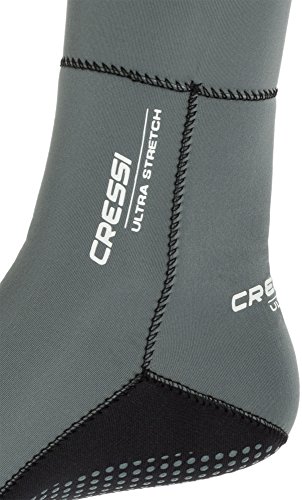 Ultra Stretch Neoprene Socks 1.5mm - Escarpines Neopreno Ultrastretch, Unisex-Adult Gris , M