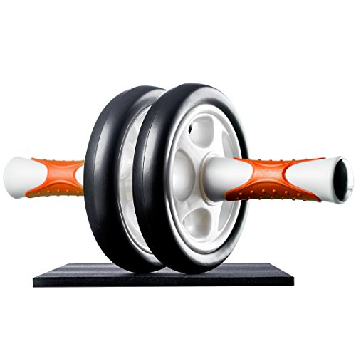 Ultrasport Aparato de abdominales AB Roller / AB Trainer con esterilla para las rodillas, ejercicios de abdominales para hombres y mujeres, rueda de abdominales multifunción, plegable Ultrasport Aparato de abdominales AB Roller / AB Trainer con esterilla para las rodillas, ejercicios de abdominales para hombres y mujeres, rueda de abdominales multifunción, plegable