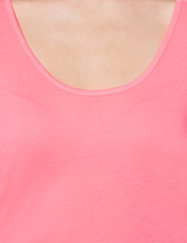 Ultrasport Camiseta de Yoga para Mujer Light Action - Camiseta Suelta de Mujer con Cuello Redondo Camiseta Deportiva de Mujer Holgada con Manga Corta, Rosa, M