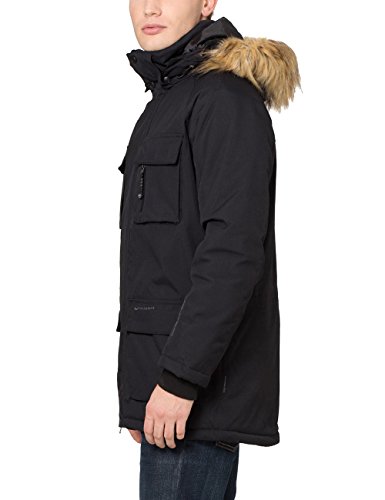 Ultrasport Luca Parka Deportiva, Hombre, Negro, XXL