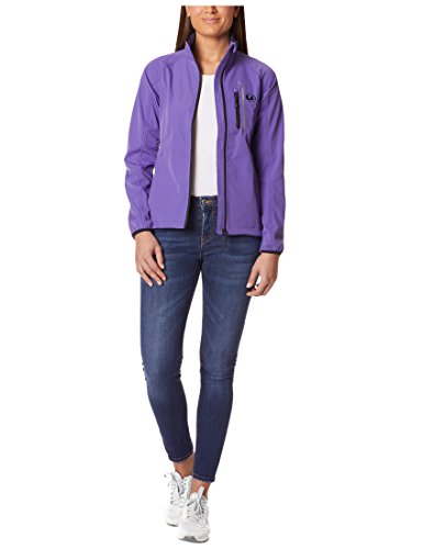 Ultrasport MIA Softshell Chaqueta, Mujer, Morado/Negro, XL