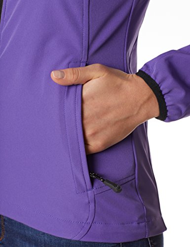 Ultrasport MIA Softshell Chaqueta, Mujer, Morado/Negro, XL