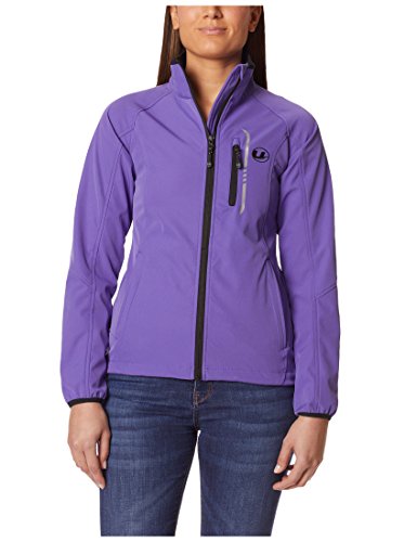 Ultrasport MIA Softshell Chaqueta, Mujer, Morado/Negro, XL