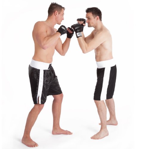 Ultrasport Serie Gear MMA Grappling Guantes de Boxeo, Unisex, Negro, M