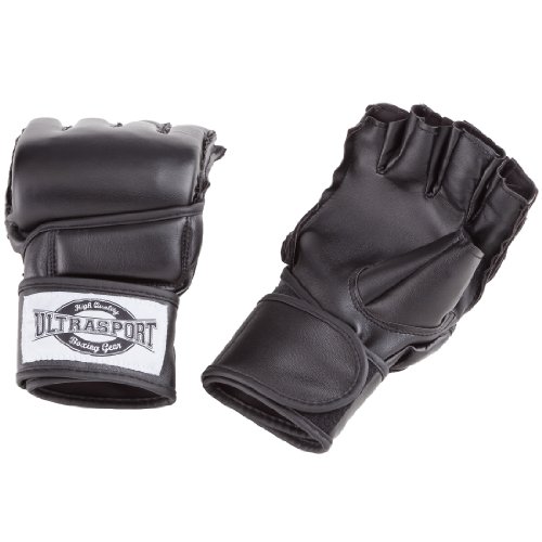 Ultrasport Serie Gear MMA Grappling Guantes de Boxeo, Unisex, Negro, M Ultrasport Serie Gear MMA Grappling Guantes de Boxeo, Unisex, Negro, M