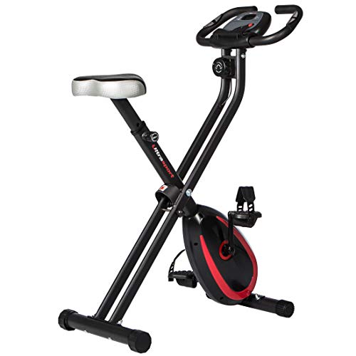 Ultrasport Unisex F-Bike, pantalla LCD, entrenador casero plegable, niveles de resistencia ajustables, con sensores de pulso de mano, entrenador de bicicleta plegable, para atletas y mayores Ultrasport Unisex F-Bike, pantalla LCD, entrenador casero plegable, niveles de resistencia ajustables, con sensores de pulso de mano, entrenador de bicicleta plegable, para atletas y mayores