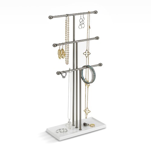Umbra 299330-491 Trigem - Colgador de joyas Nickel, 48 x 23 x 10 cm Umbra 299330-491 Trigem - Colgador de joyas Nickel, 48 x 23 x 10 cm