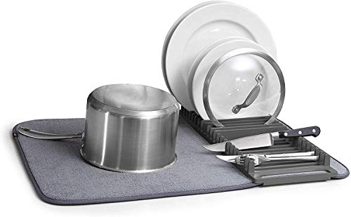 Umbra 330720-149, Escurreplatos plegable con escurridor, color: gris, 24x18 (61x45.7 cm) Umbra 330720-149, Escurreplatos plegable con escurridor, color: gris, 24x18 (61x45.7 cm)