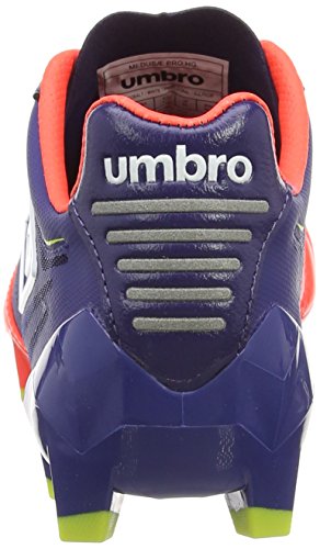 Umbro Medusæ Pro Hg - Zapatillas de fútbol hombre, color azul (deep cobalt/white/fiery coral/sulphur), talla 41 EU (7 UK)