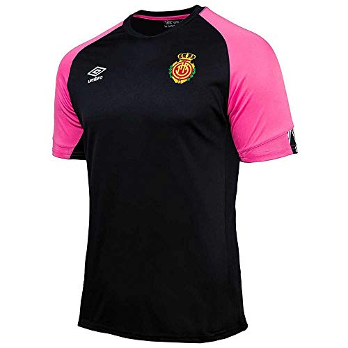 UMBRO RCD Mallorca Tercera Equipación 2019-2020, Camiseta, Negro, Talla S
