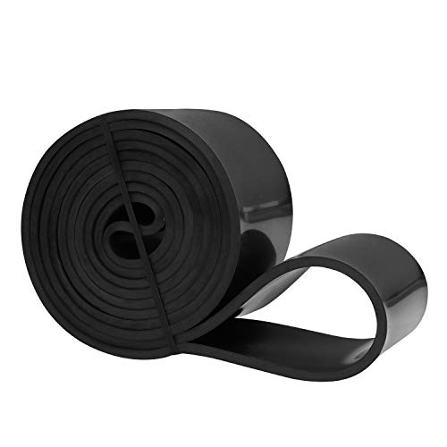 UMI. by Amazon -Banda Elástica de Resistencia Cuerda de Fuerza para Fitness, Crossfit, Pilates, Estiramientos,Dominadas (5 - Ultra Strong (Negro))