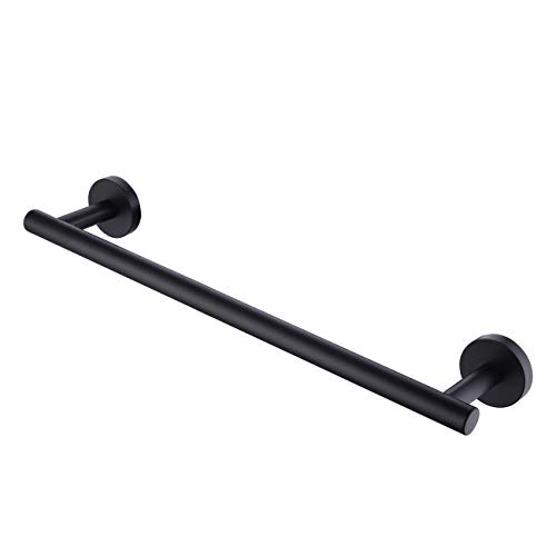 UMI por Amazon Toallero de Barra Pared Baño Acero Inoxidable SUS304 Toalleros Cocina Soporte Toalleros Barra 40cm Negro Mate, A2000S40DG-BK