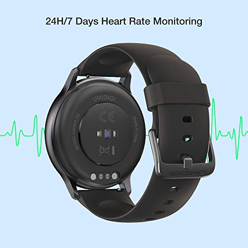 UMIDIGI Reloj Inteligente con Esfera Personalizada, Smartwatch para Hombres y Mujer con Monitor de Frecuencia Cardíaca, Resistente Al Agua hasta 5ATM, 14 Modos Deportivos UMIDIGI Reloj Inteligente con Esfera Personalizada, Smartwatch para Hombres y Mujer con Monitor de Frecuencia Cardíaca, Resistente Al Agua hasta 5ATM, 14 Modos Deportivos