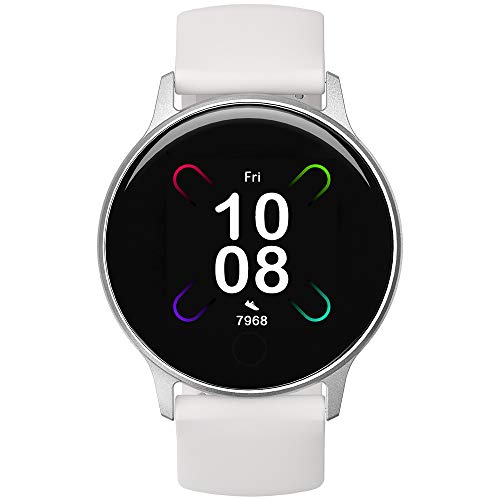 UMIDIGI Reloj Inteligente Uwatch 3S Fitness Tracker con Monitor de Oxígeno en Sangre y Monitor de Frecuencia Cardíaca para Mujeres Hombres 5ATM Impermeable con Brújula para iPhone Samsung y Android