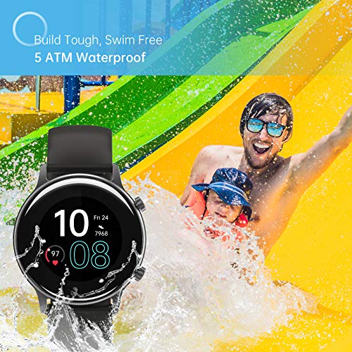 UMIDIGI Smartwatch Hombre Reloj Inteligente Mujer con GPS Monitor de Oxígeno en Sangre, Frecuencia Cardíaca, Seguimiento del Sueño, Impermeable Reloj Deportivo para Correr, 17 Modos Deportivos