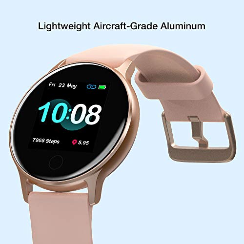 UMIDIGI Smartwatch para Mujer, Uwatch 2S Reloj Inteligente con Esfera Personalizada con Sueño Monitor de Frecuencia Cardíaca Pulsera, 14 Modos Deportivos