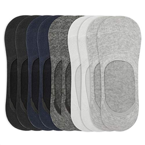 UMIPUBO 10/6 Pares Calcetines para hombres Invisibles De Algodón Calcetines Cortos Elástco Con Silicona Antideslizante Anti-olor UMIPUBO 10/6 Pares Calcetines para hombres Invisibles De Algodón Calcetines Cortos Elástco Con Silicona Antideslizante Anti-olor