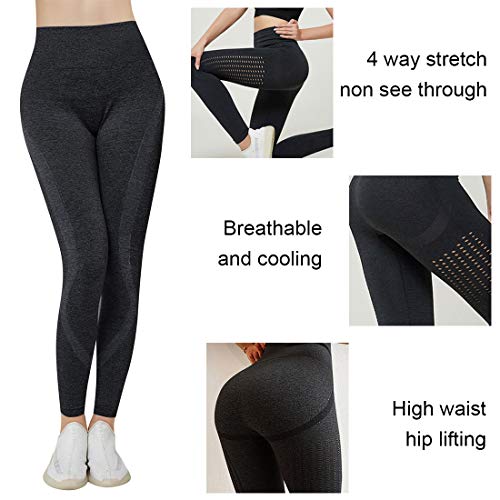 UMIPUBO Mallas Pantalones Deportivos Leggings Mujer Yoga Alta Cintura Gran Elásticos y Transpirables para Yoga Running Training Fitness