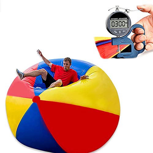 UMOOIN 2020Súper Gran Gigante Pelota de Playa Inflable Playa Jugar Deporte Juguete de Verano Fiesta de Juego Bola al Aire Libre Diversión Globo para niños y Adultos,100cm