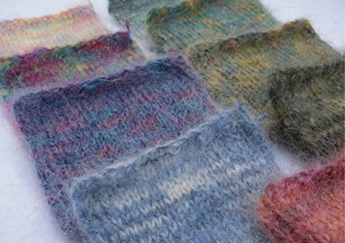Una madeja suave y cálido Angola Angora tejer lana de cachemira 50 G, 27 colores diferentes