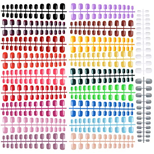Uñas Postizas Colores Corto EBANKU 912 Piezas Bailarina Cubierta Completa Puntas Cuadradas Natural Falsas Uñas Artificiales Manicura Nail Art para Mujeres Niñas Uñas Postizas Colores Corto EBANKU 912 Piezas Bailarina Cubierta Completa Puntas Cuadradas Natural Falsas Uñas Artificiales Manicura Nail Art para Mujeres Niñas