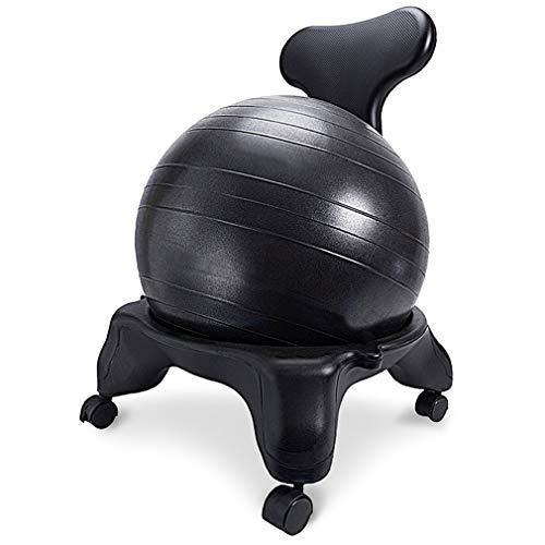 Unbne Balance Ball Chair, Balón Robusto, Antideslizante y Hipoalergénico,Bola para Pilates, Yoga, Fitness, Embarazo y Sentarse.