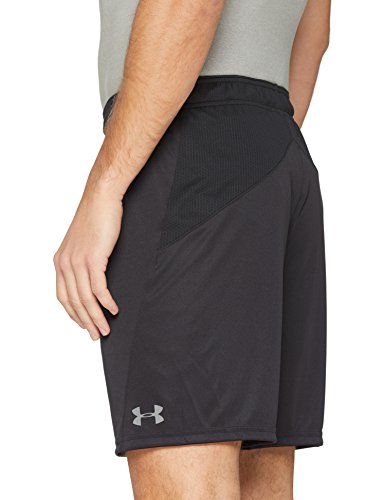 Under Armour Challenger II Knit Short Pantalón Corto, Hombre, Negro (001), XL Under Armour Challenger II Knit Short Pantalón Corto, Hombre, Negro (001), XL