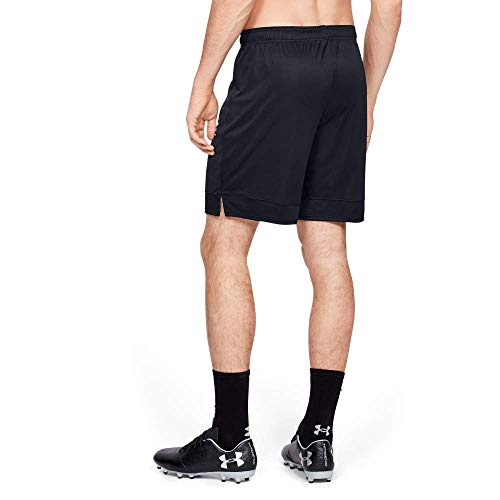 Under Armour Challenger III Knit Short, pantalones cortos para entrenar, pantalón short de hombre para correr hombre, Negro (Black/White (001)), M