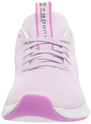 Under Armour Charged Aurora, Cross Trainer Mujer, Crystal Lila Exotic Bloom Black 500, 38.5 EU