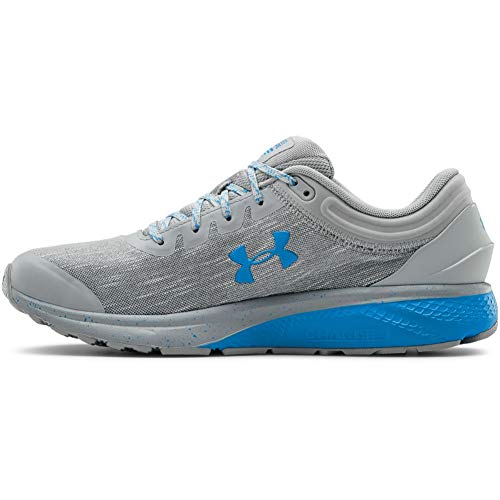 Under Armour Charged Escape 3 EVO, Calzado Deportivo Hombre, Mod Gris/Mod Gris/Azul Eléctrico (100), 44 EU