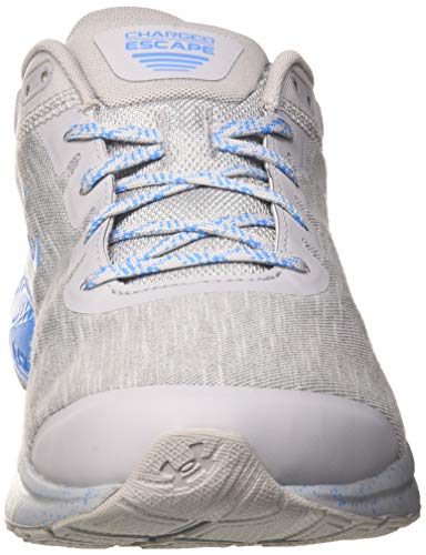 Under Armour Charged Escape 3 EVO, Calzado Deportivo Hombre, Mod Gris/Mod Gris/Azul Eléctrico (100), 44 EU